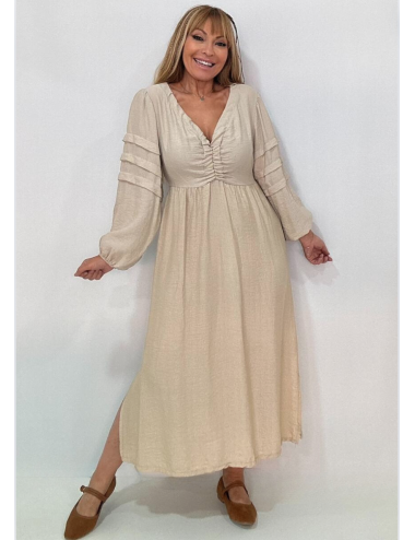 VESTIDO KATY BEIGE